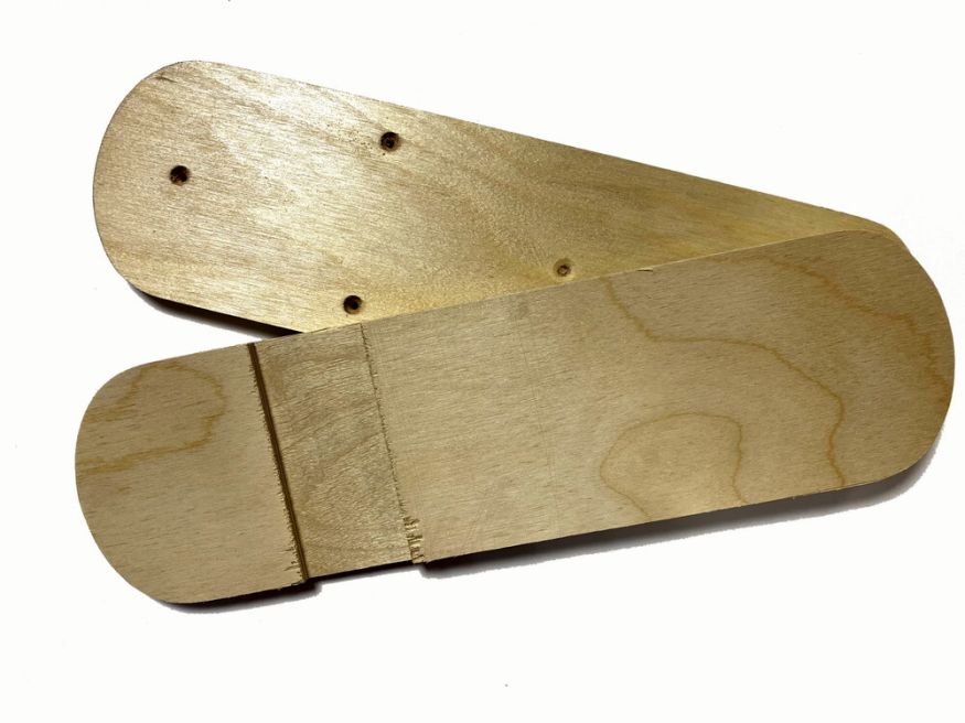 Лыжи Лесные, дерево, длина 145 см, ширина 110 мм