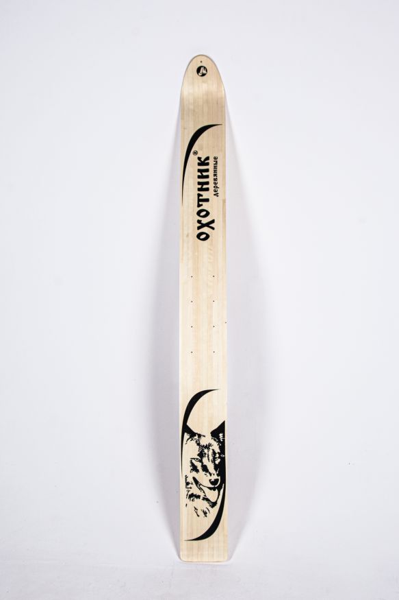 Лыжи ОХОТНИК, дерево, длина 185 см, ширина 150 мм