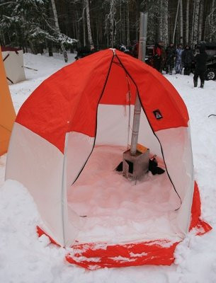 Палатка рыбака Век Иткуль под печку