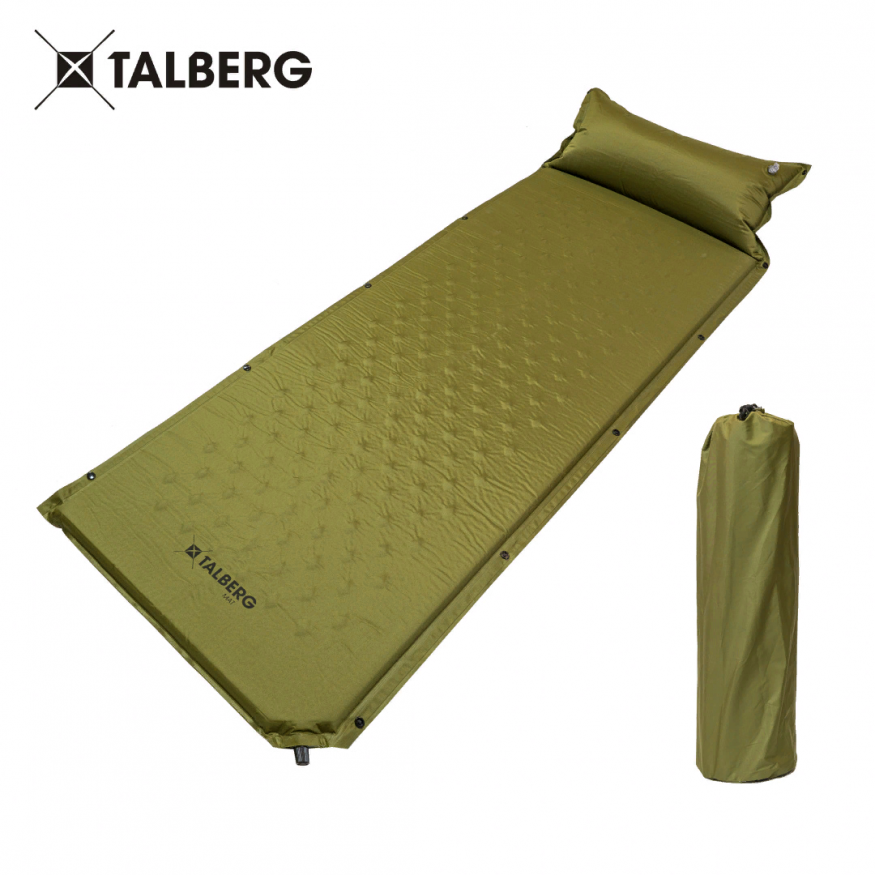 Коврик самонадувающийся Basic Large Mat, 195x70x4.5 см, Talberg