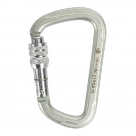 Карабин стальной люкс с муфтой, keylock, Вертикаль