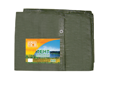 Sol Тент 8 x 10 м (укрывной) зеленый цвет
