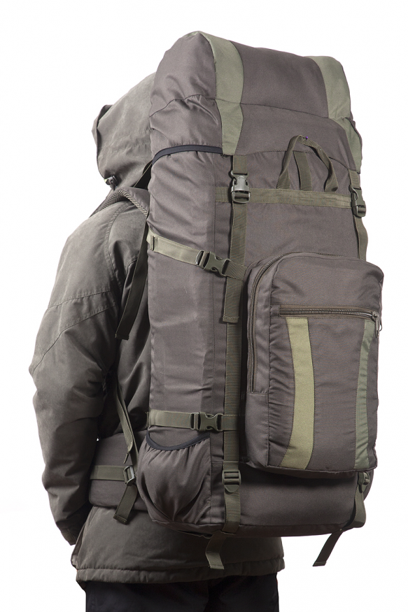 Рюкзак туристический Таймтур 3, тем.олива, 60 л, ТАЙФ