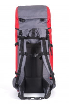 Рюкзак туристический Оптимал 2 серо-красный, 120 л, ТАЙФ