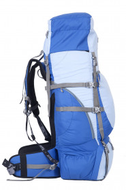 Рюкзак туристический Хальмер 1, с латами, синий-голубой, 120 л, ТАЙФ