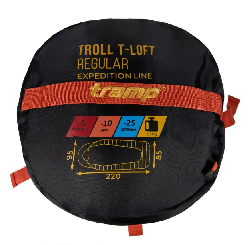Спальный мешок Troll T-Loft, Tramp