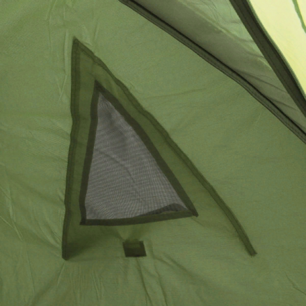 Палатка &quot;Тривор-3&quot; двухслойная, алюминиевый каркас, зеленая