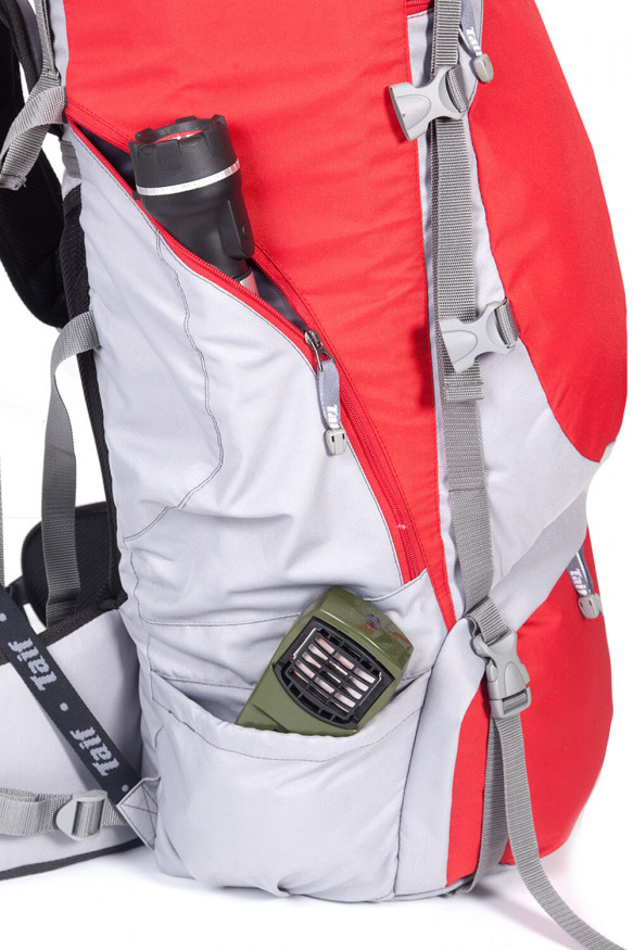 Рюкзак туристический Хальмер 4, с латами, черный-вишня, 100 л, ТАЙФ