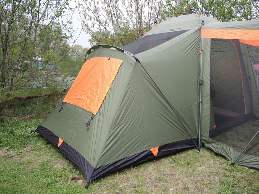 Палатка быстросборная 6-местная 4+2 CAMP