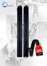 Лыжи охотничьи ОХОТНИК 165×15 см, дерево-пластик