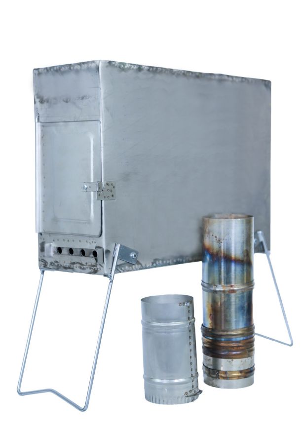 Печь походная Век Теплина (Титан)