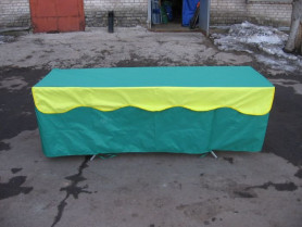 Скатерть на стол 1,8 х 0,6 с воланом