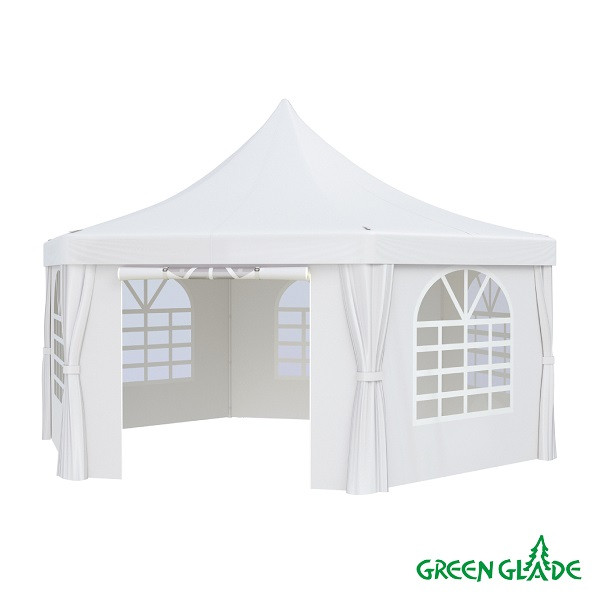 Тент садовый из полиэстера 2,5*2,5*2,5*3,4 м, Green Glade