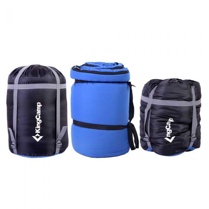 Спальный мешок &amp;quot;Comfort 280&amp;quot; - 15, синий, левый King Camp