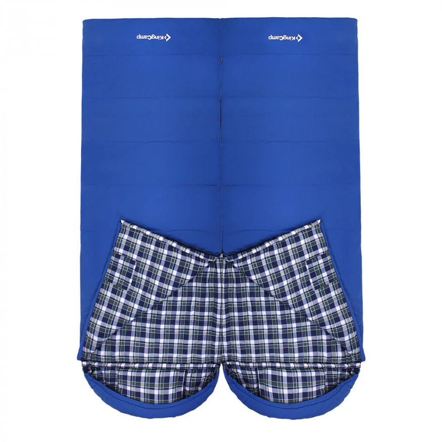 Спальный мешок &amp;quot;Comfort 280&amp;quot; - 15, синий, левый King Camp