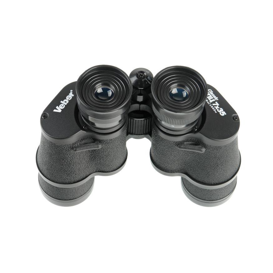 Бинокль Veber Classic БПЦ 7x35 VL черный, кожа