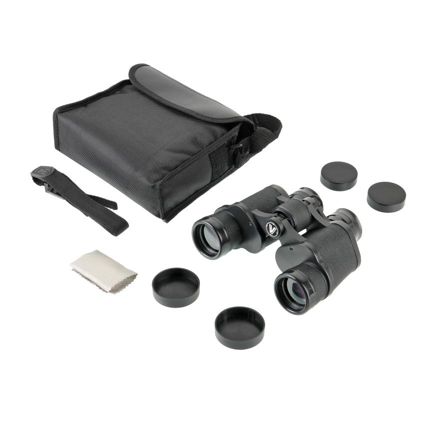 Бинокль Veber Classic БПЦ 7x35 VL черный, кожа